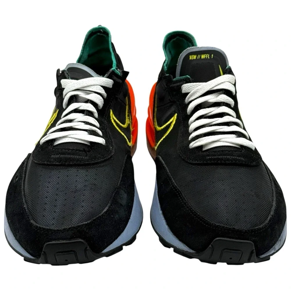 Nike Waffle One Peace‎ and Unity Men's Size 13 DM9049-001 Black Yellow Red Gym